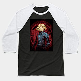 fullmetal alchemist brotherhood- edward elric action figure Baseball T-Shirt